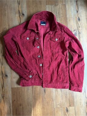 Red Corduroy Jacket - Mast & Harbour